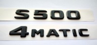 S500 4Matic Mercedes emblemat czarny