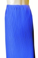 spódnica midi plisowana na gumie z podszewką kobalt, 40-42 nowa