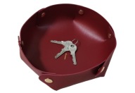 Skórzana tacka, organizer na klucze, biżuterię i inne rzeczy (rozmiar S)