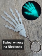 Świecący Breloczek Szkieletowa dłoń - Brelok Druk 3D Keychain mixGadzet