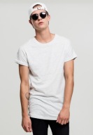 Męska Długa Koszulka, Urban Classics, Biało-Czarna