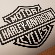 2x Naklejka z Logo HARLEY DAVIDSON CYCLES Rozm. XL (17 x 13cm) Nalepka