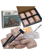 Zestaw doświadczalny Woopie mały archeolog 6 dinozaurów guma od 6 lat