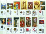 ZESTAW ZNACZKOW MALARSTWO CERAMIKA SZTUKA 22