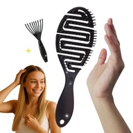 WENTYLOWANA SZCZOTKA DO WŁOSÓW ROZCZESUJE BEZ RWANIA NA MOKRO i SUCHO