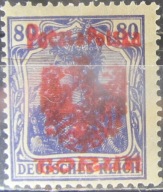 Niemcy stary znaczek z nadrukiem Toruń (2/13