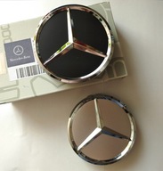 MERCEDES DEKIELEK DEKIELKI KAPSLE DO ALUFELG 75MM czarne
