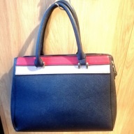 TOREBKA DAMSKA KLASYCZNA NIEBIESKA DUŻA STAN OK