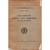 Lata szkolne Marka i Jana Sobieskich 1939
