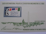 USA - Wystawa SIPEX Waszyngton 1966 - Mi. bl.11 **