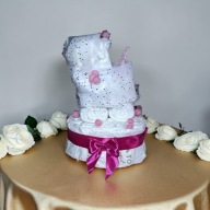 tort z pieluszek wuzek