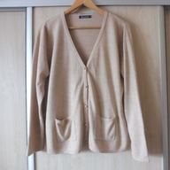 Bonmarche beżowy kardigan r. 44