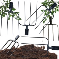 Widły ogrodowe 4-zębne płaskie – wytrzymałość i komfort pracy