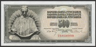 Jugosławia 500 dinarów 1970 - Nikola Tesla - DS - stan bankowy UNC -