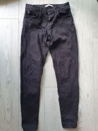 SPODNIE JEANSOWE Z1975 Czarne ZARA r. 36 S