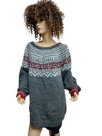 SWETER bardzo ciepły wełniany górski 40/42