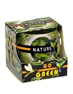 Świeca dekoracyjna parafinowa GO GREEN (nature) Adpal 20 h produkt polski