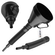 Lejek do paliwa oleju płynów z sitkiem sitko plastikowy uniwersalny okrągły