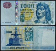 BNA - WĘGRY 1000 Forintów 2012 DB 8233593 # P197d # XF+