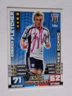 Karta topps autograf West Bromwich Albion Fletcher Premier League