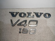 Znaczek Logo Emblemat Napis Chrom Tył Tylna Klapa Volvo V40 1.9D
