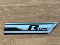 VW TOUAREG III R-LINE LISTWA EMBLEMAT DRZWI LEWY PRZÓD 760853689