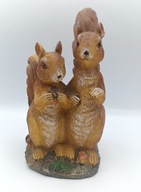 Dwie wiewiórki - wiewióreczki - śliczne jak żywe - figurka 18,5cm