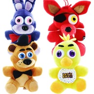 ZESTAW MASKOTKI PLUSZAKI FNAF BONNIE FOXY CHICA FREDDY 4 SZTUKI KOMPLET