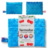 TERMOFOR Z PESTEK WIŚNI NA BÓLE CHERRYPAD ZIMOWY NA ZIMĘ CIEPŁY PLUSZOWY