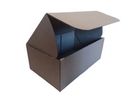 Kartonik fasonowy składany 200x120x80 mm Szary / Brązowy Mały karton 20szt.