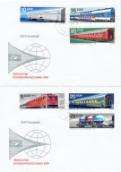 NRD - kolejnictwo - Mi. 1844-49 na kopercie FDC