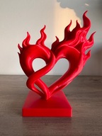 Ogniste serce 3D druk