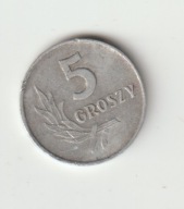 PRL 5 groszy 1965 ladny stan