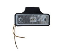 Lampa podwieszana obrysowa biała diody +odblask led 12/24V