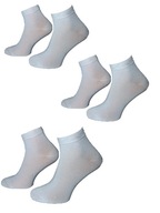 Skarpety skarpetki męskie BAMBUS bambusowe antybakteryjne 40-44 białe