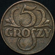 5 groszy 1928 - piękny egzemplarz