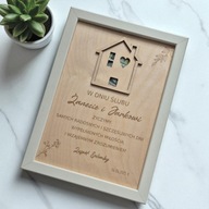 RAMKA KARTKA NA PIENIĄDZE Młoda Para Życzenia Prezent na Ślub Twój Grawer