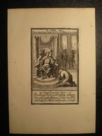 Theocitis, za namową Joaba, godzi Dawida z Absalomem, oryg. 1695 UNIKAT