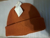 Czapka ruda męska z akrylu Reserved