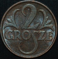 2 grosze 1935 - około menniczy egzemplarz