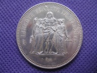 50 franków - 1975 - Herkules - srebro - Gratis dostawa