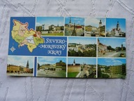 CZECHY SEVEROMORAVSKI KRAJ MAPKA