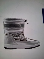 Moon boot śniegowce srebrne 38 damskie
