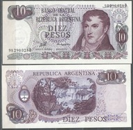 Argentyna - P-300 - 10 pesos - 1976 r - seria 98..D