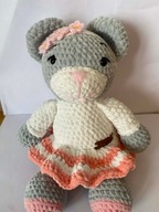 MIŚ PRZYTULANKA MASKOTKA HANDMADE.