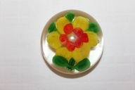 Stara szklana kula przycisk do papieru Murano