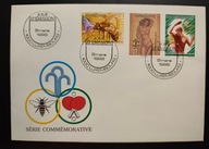 !!! KOPERTA FDC LUKSEMBURG OWADY - PIĘKNE - STAN BARDZ DOBRY !!