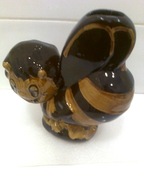 PIĘKNA CERAMICZNA SKARBONKA Słoń + 2-e ozdoby