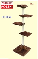 Drapak dla kota, naturalne drewno, 14a PRODUKT POLSKI