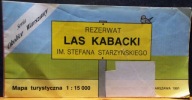 Rezerwat Las KABACKI Im. Stefana STARZYŃSKIEGO (mapa turystyczna 1:15000)